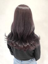 ザックラフィネ(ZACC raffine)&nbsp;ラベンダーグレージュ/レイヤーロング/ツヤ髪スタイル