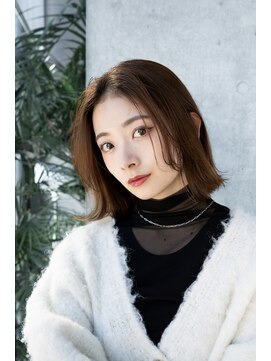 レノラ 本町(LENORA) 20代30代大人かわいいナチュラル暗髪ゆるめパーマヘア