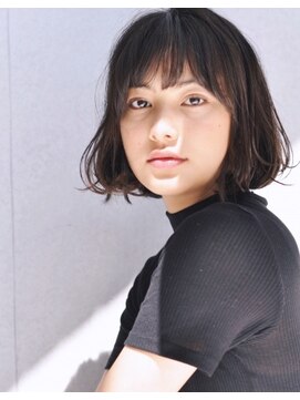 ファイブシーン アオヤマ(5SCENE AOYAMA) 切りっぱなしボブミニボブパーマくびれボブ外ハネボブ