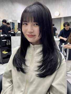 シティ(CITY) ワンカールレイヤー 姫カット風スタイル