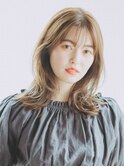 ナチュラルセミロングスタイル