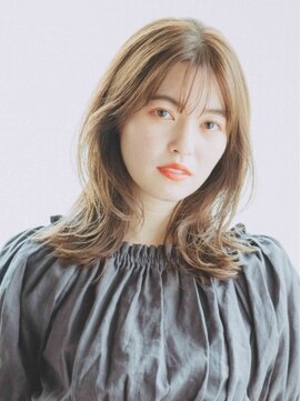 ディバイン ティエドゥール お花茶屋(divine tiedeur) ナチュラルセミロングスタイル