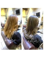 アックスピュア(axe pure)&nbsp;夏のハイライトカラー×アッシュシルバー