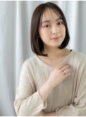 ツヤ髪で横顔美人！クラシカル前下がり大人ボブa天王台