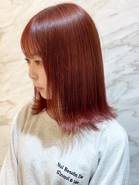 ロンド エスポワール 錦糸町(Lond espoir) 【北澤華】オリーブベージュウェットヘアボブ/縮毛矯正