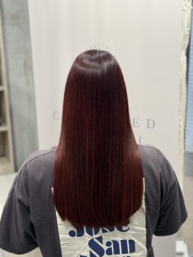 プレビア 上尾店(PREVIA) 髪質改善カラー☆チェリーレッド