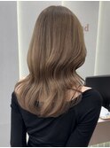 黒髪ボブルフネビージュ小顔ワンレン