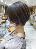 みねスタイル♪ 前下がり ひし形 ショートボブ 30代 40代 50代