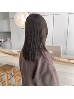 ミント(mint) オリーブグレージュ×レイヤーカット