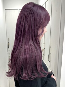 ガーデンヨコハマ(GARDEN YOKOHAMA) ニュアンスメルティカラーラベンダーロング似合わせブリーチ前髪