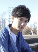 【瀧澤一真】似合わせメンズカット　黒髪ショートマッシュ
