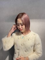 アンサム 下北沢店(UNSOME)&nbsp;【下北沢】外はねボブ/暖色カラー/ブリーチカラー/ピンクカラー