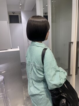 コレクティブワーク 表参道 渋谷(COLLECTIVE WORK) 艶髪ベージュ髪質改善ボブ顔まわりレイヤー20代30代40代[表参道]