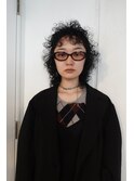 ハードパーマレイヤースタイル