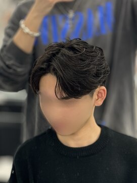 バース 梅田中崎町店(BIRTH) ニュアンスパーマフェザーパーマセンターパートワンカールパーマ