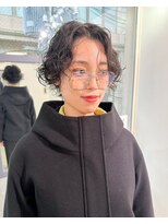 ステップボーンカットオオサカ(STEP BONE CUT OSAKA Via TICK-TOCK)&nbsp;【ステップボーンカット】ショートパーマ