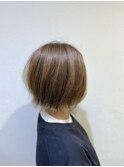 ボブスタイル/シルキーベージュ/30代40代50代