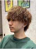 ツイストパーマ×ナチュラルマッシュ（6月）