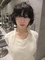 ダブ アオヤマ(DaB AOYAMA)&nbsp;【外国人風】大きめカールショートボブパーマ