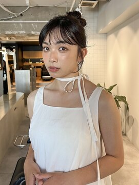 ラヴィズム 小新店(LUVISM) 韓国/顔周りレイヤー/おくれ毛/ベージュ/ダブルカラー/西区/小新