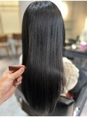 黒髪ストレート