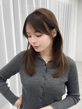 アマトウキョウスマートサロン(AMA TOKYO×Smart Salon) くびれレイヤー/顔まわりカット/レイヤーカット/小顔ヘア