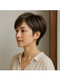 エレガント大人ショート　20代 30代 40代 50代 60代　髪質改善