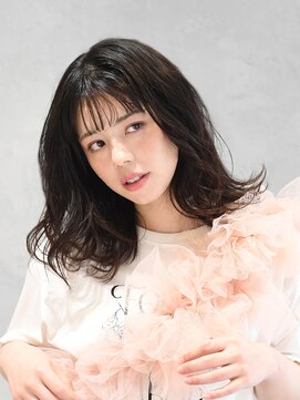 アース 溝の口店(HAIR&MAKE EARTH) ふんわりミディアム[溝の口/髪質改善/縮毛矯正/白髪ぼかし]
