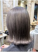 【加藤】外ハネボブ×ラベンダーグレージュ[相模大野/髪質改善]