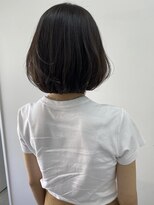 ジエクト ヴィシア(The Ect VIXIA)&nbsp;ひし形ボブ　大人可愛い　内巻きボブ　韓国ボブ　グレージュ