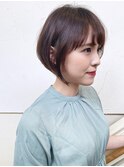 【morio成増 セリザワ】ショートボブ　ワンカールパーマ