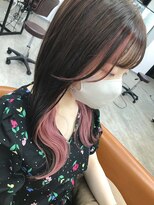リシャルム 新保店(Re charme) 【さりげなく映える】ピンクインナーカラー
