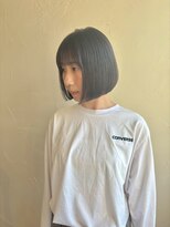 ロアン(roan)&nbsp;【髪質改善】ミニボブ×透明感グレー