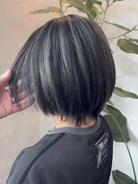ルーチェ(Lu-che)&nbsp;外国人風ハイライトデザインカラー/グレー/シルバー/ホワイト