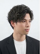 ヒロギンザ 五反田店(HIRO GINZA)&nbsp;波巻きセンターパート/マッシュパーマ/ハイライト/ウルフ