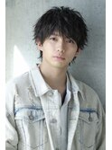 《セットを簡単に》大人のスパイキーショート/フェザーパーマ
