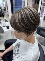 アッシュ 吉祥寺店(Ash)&nbsp;脱白髪染めファイバープレックスハイライト＋イルミナ Ash吉祥寺