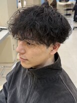 ニコ トウキョウ ヨコハマ(nico)&nbsp;シャドウパーマメンズメッシュメンズパーマ波巻きパーマ韓国ヘア