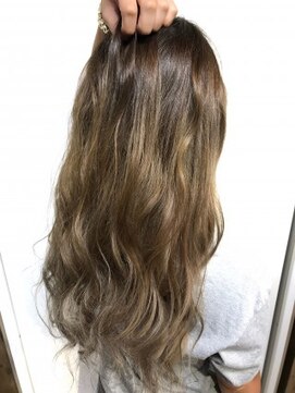 アンク クロス 関内店 極細ハイライトグラデーション 【mifuyu】