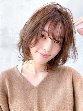 ハバナ 渋谷(HAVANA) 【HAVANA渋谷】ニュアンスボブ ナチュラルベージュ