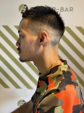 バーバーバー アカバネ(BARBER-BAR AKABANE) BARBER-BARで夏のフェードスタイル