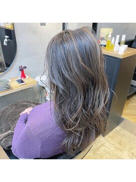 スラン(sran hair and spa) ハイライトデザインカラー