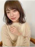 暗めカラー/ショートボブ/マロンベージュ/くすみベージュ/柏