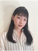 オン眉×王道ストレート◎