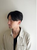 ワックスなしでOK◎ 【 ナチュラルセンターパート 】
