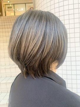 エイム 下北沢(aim) チェリーブラウン　甘めショートボブ