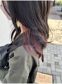 黒髪×インナーカラー