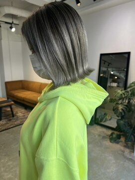 メリー オオサカ(Merly Osaka) 色落ち綺麗!万能バレイヤージュ_white olive ash_