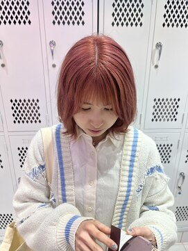 ロンドルーチェ 心斎橋(Lond luce) ダークアッシュ/ミディアムレイヤーカット［髪質改善/縮毛矯正］