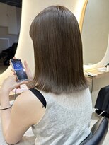 ヒビヲ(HIBIO)&nbsp;ショートボブイルミナカラーオージュアダブルカラーハイトーン